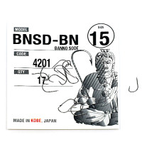 Крючки Fudo Banno Sode Black 15 (17 шт.) (FH BN 4201 15)
