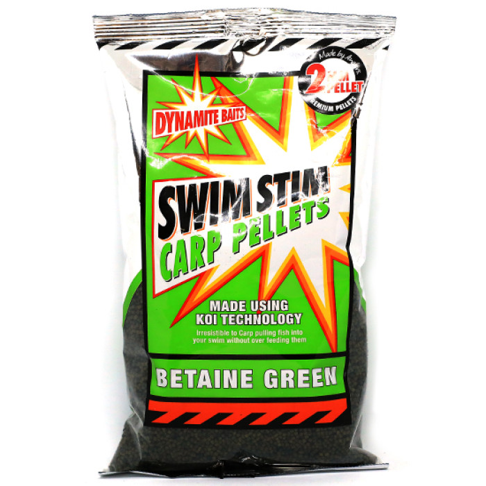 Пеллетс Dynamite Baits Swim Stim Betaine Green 2mm 900g (DY1400)