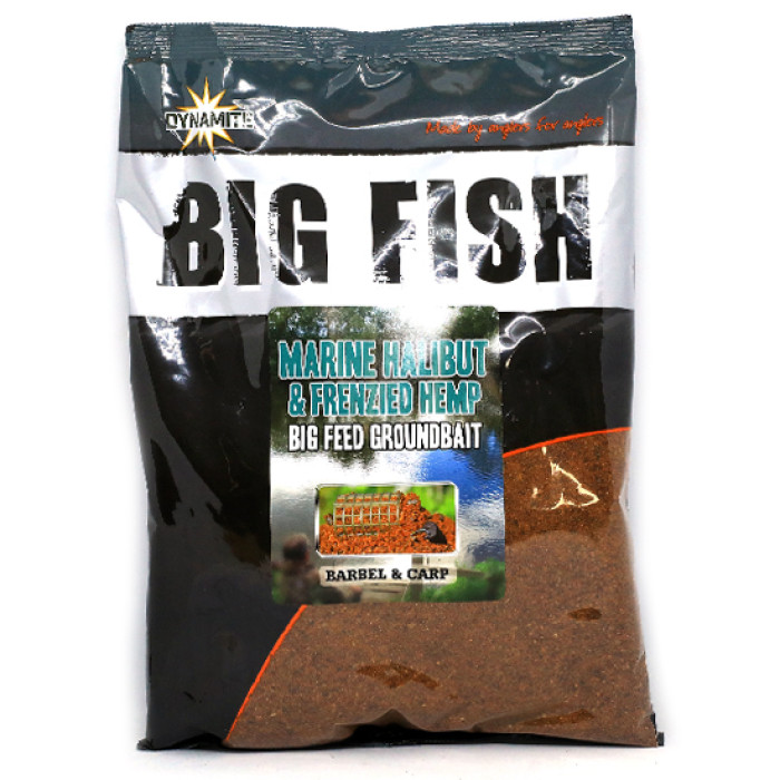 Прикормка Dynamite Baits Marine Halibut & Hemp Groundbait 1.8kg (DY1470)