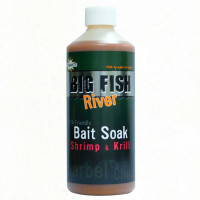 Ликвид Dynamite Baits Big Fish River Bait Soak Shrimp & Krill 500ml (DY1378)