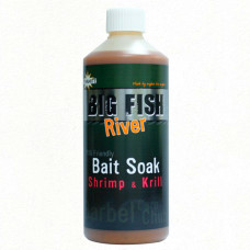 Ликвид Dynamite Baits Big Fish River Bait Soak Shrimp & Krill 500ml (DY1378)
