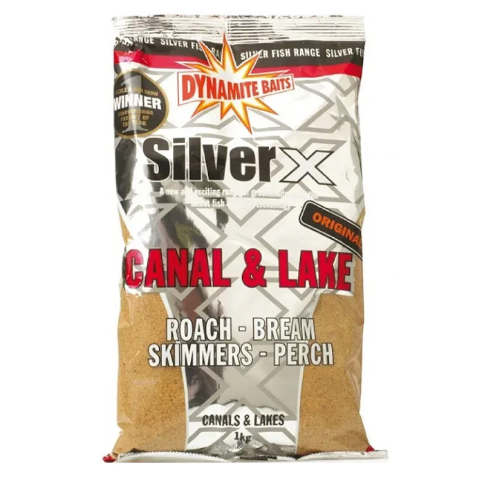 Прикормка Dynamite Baits Silver X Canal & Lake 1kg (SX500)