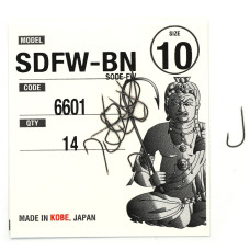 Гачки Fudo Sode-FW Black 10 (14 шт.) (FHBN660110)