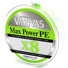 Шнур Varivas Max Power PE X8 Lime Green 150m 12.9kg 0.205mm #1.5 (VA 13505)