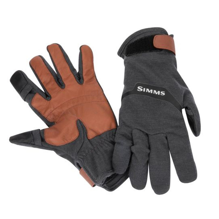 Перчатки Simms LW Wool Tech Glove Carbon S (13113-003-20)
