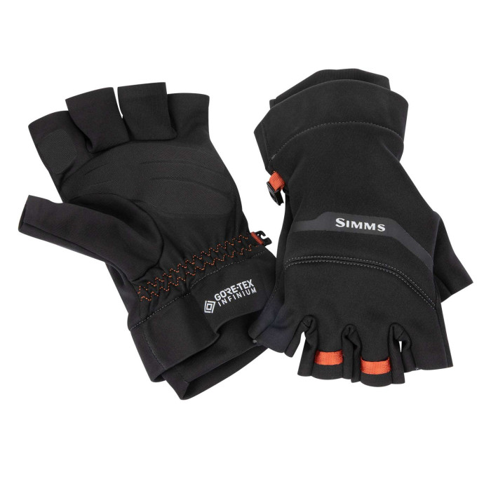 Перчатки Simms Gore Infinium Half Finger Black S (13109-001-20)