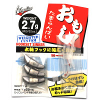 Подгрузка для оффсетного крючка Varivas Hook Set Sinker 2.7g 3pcs (69991)