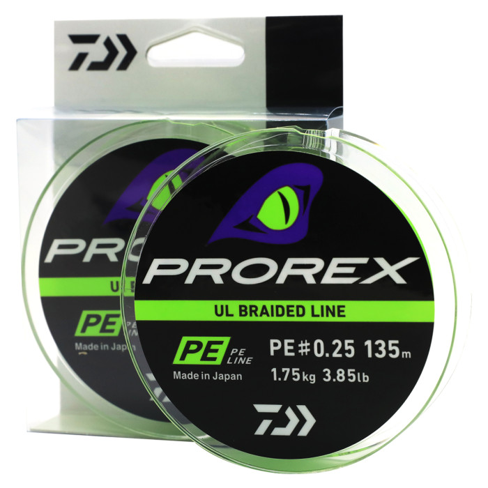 Шнур Daiwa Prorex UL Braid PE 135m 2.80kg 0.10mm #0.4 (12996-004)