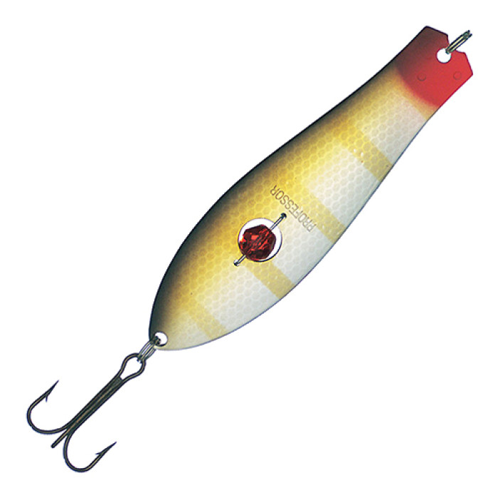Блесна Kuusamo Professor 2 90mm 26g бусинка #BYe/G/GR-B UV (050132561)