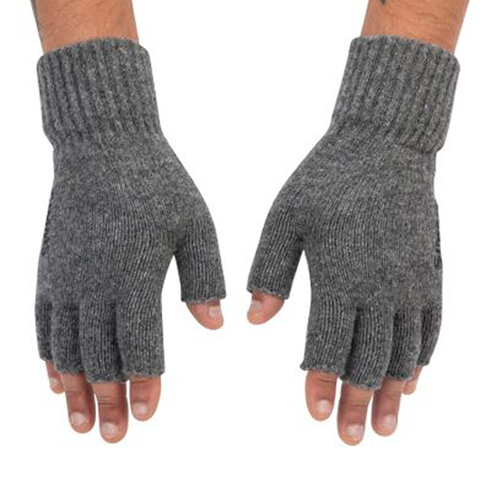 Рукавички Simms Wool Half Finger Glove Steel L/XL (13234-030-4050)