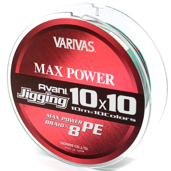 Шнур Varivas Avani Jigging Max Power X8 10*10 Multicolor 400m 21.8kg 0.285mm #3.0 (VA 13191)