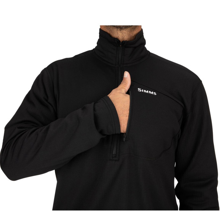 Реглан Simms Thermal 1/4 Zip Top Black L (13314-001-40)