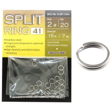 Кільця завідні BKK Split Ring-41 #2 (D-SP-1034)