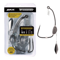 Офсетний гачок відвантажений BKK Тitan Diver+ #16/0 (A-EW-9660)