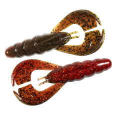 Плавающий силикон ZMAN Hella Crawz 3pc #Hot Craw (HCR-359PK3)