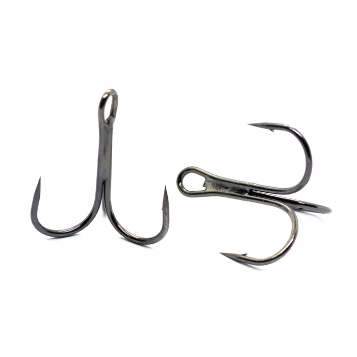 Тройник Fladen Maxximus Black Nickel Treble Hooks 3/0 2pc (14-37300)