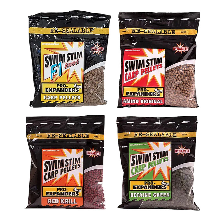 Принада Dynamite Baits Swim Stim Pro Expande Green 6mm 12 x 350g (SMDY423)