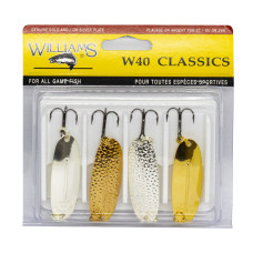 Набір блешень Williams Classic 4-Pack W40 Kit (4-40-ASST)