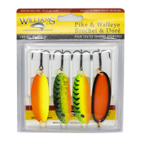 Набір блешень Williams Pike/Walleye 4-Pack Williams Kit UV (4-PW2-ASST)