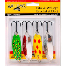 Набір блешень Williams Pike/Walleye 4-Pack Williams Kit (4-PW-ASST)