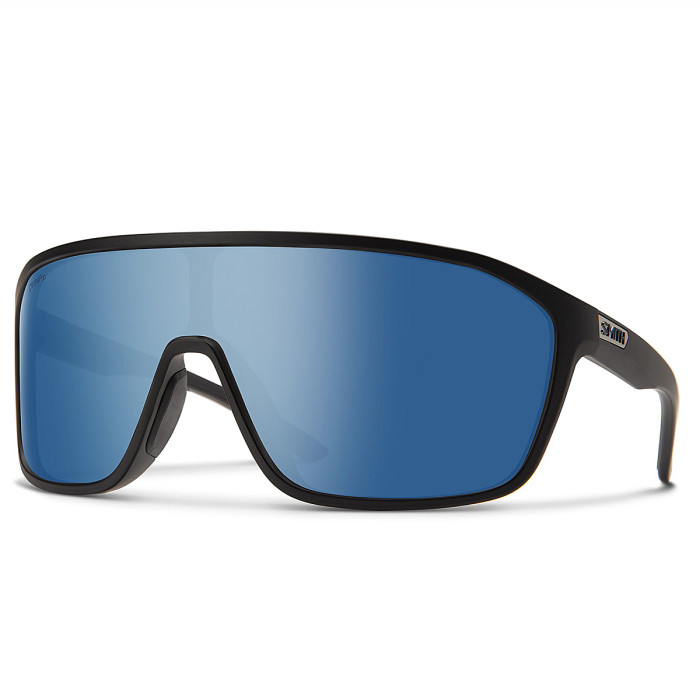 Очки солнцезащитные Smith Optics Boomtown Matte Black Polar Blue Mirror (20493200399XX)
