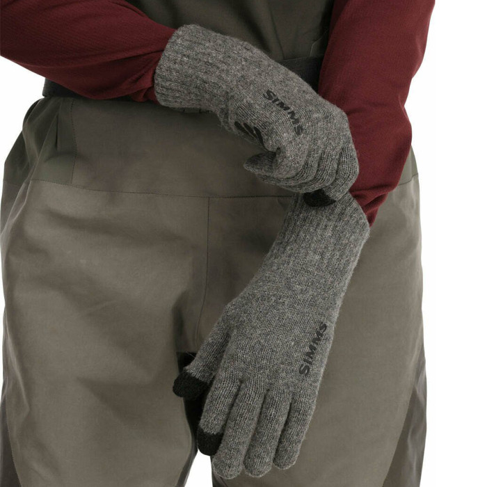 Рукавички Simms Wool Full Finger Glove Steel L/XL (13540-030-4050)