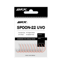 Крючок BKK для блесен Spoon-22 UVO #1 (A-ES-8157)
