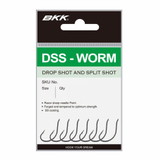 Гачок BKK для дроп шота DSS-Worm #2/0 (A-ES-8335)