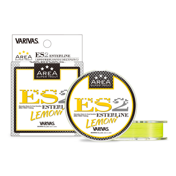 Жилка Varivas Ester Line Trout Area ES2 Lemon 80m 0.79kg 0.090mm (VA 16016)