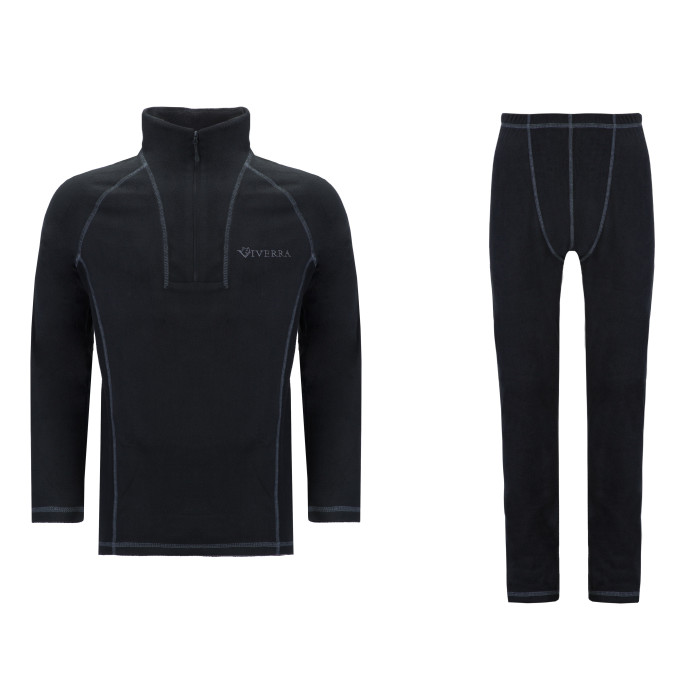 Термобелье Viverra Soft Warm ZIP Black M (РБ-2230152)
