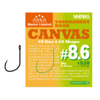 Гачок форелевий Varivas Super Trout Area MLD Tournament Hook Canvas #8.6 15pcs (VA 671107)