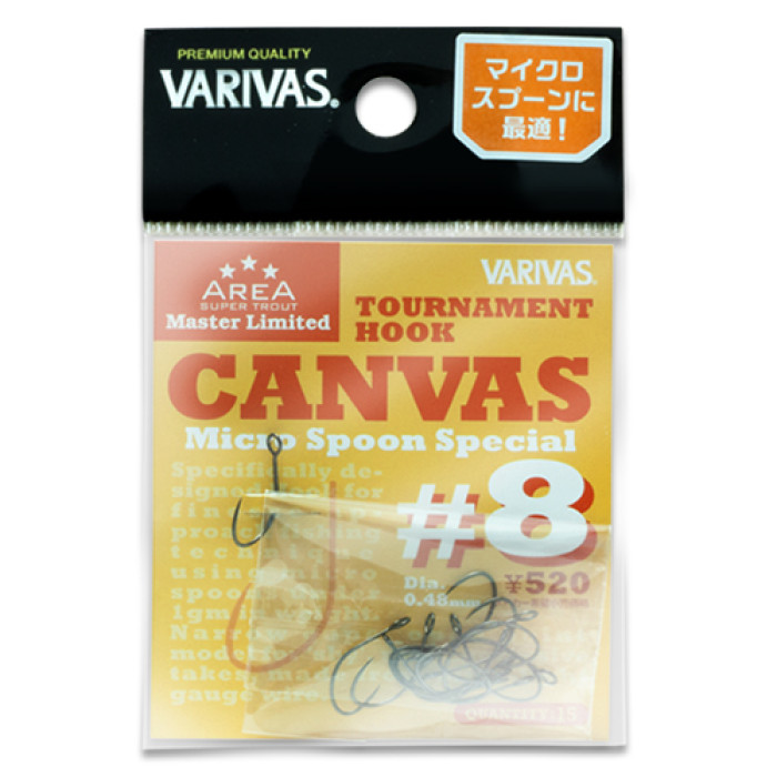 Гачок форелевий Varivas Super Trout Area MLD Tournament Hook Canvas #8.6 15pcs (VA 671107)