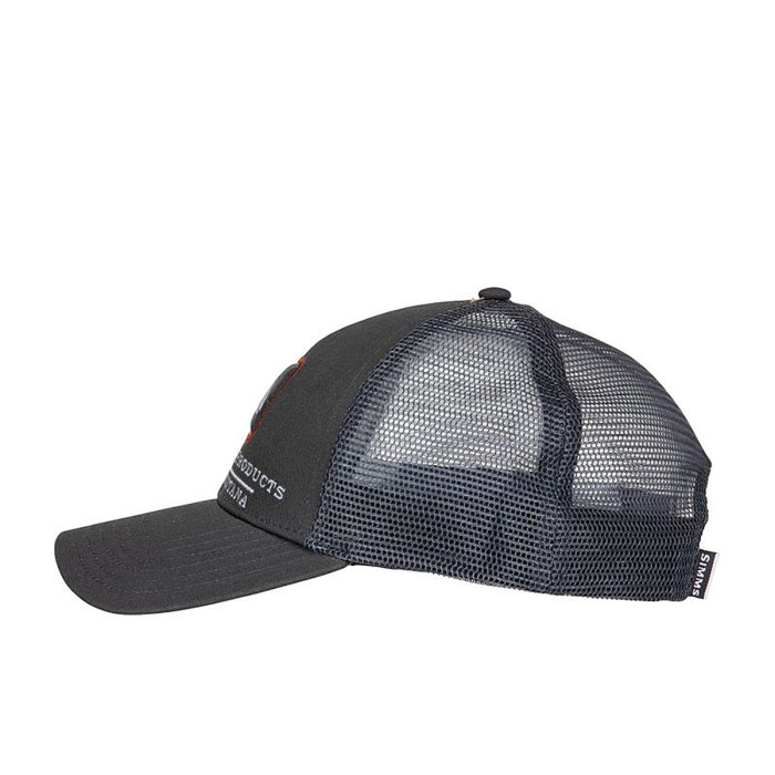 Кепка Simms Trout Icon Trucker Carbon (12226-003-00)