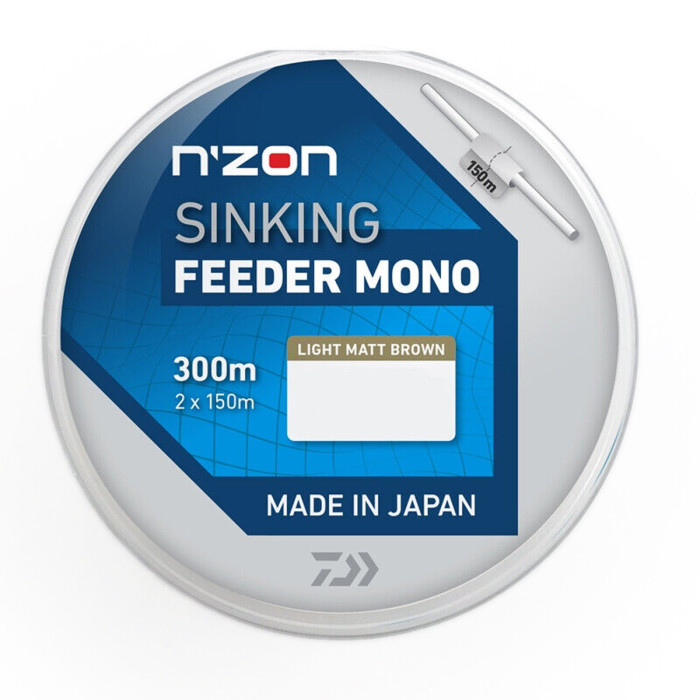 Леска Daiwa N`Zon Sinking Feeder Mono Brown 300m 3.08kg 0.20mm (12405-020)