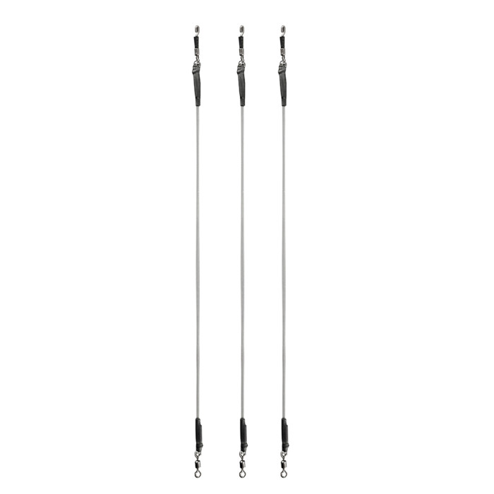 Амортизатор с быстросъемной застежкой для поводка Daiwa N`Zon Power Gum Feeder Link 10cm 0.8mm (13306-110)