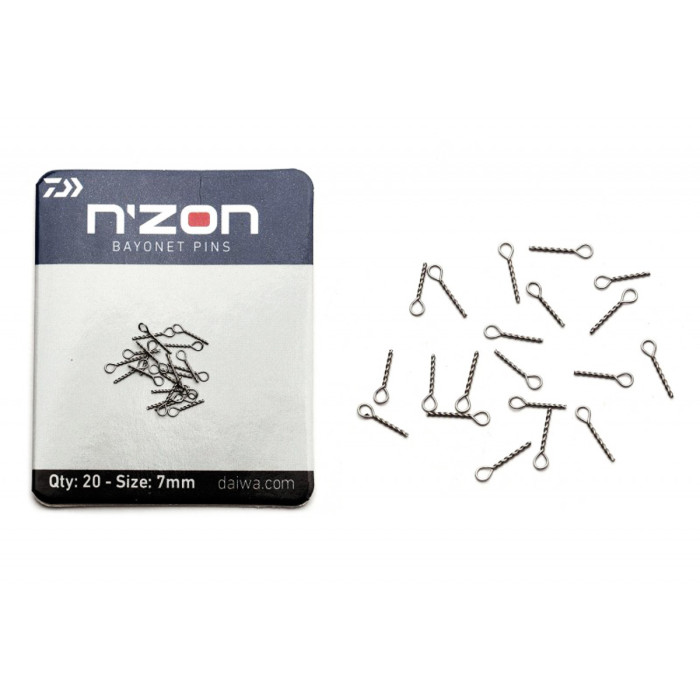 Вкрутка для бойлів Daiwa N`Zon Bayonet Pins 11mm 20pc (13308-311)