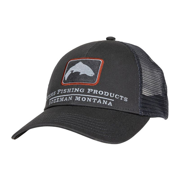 Кепка Simms Trout Icon Trucker Carbon (12226-003-00)