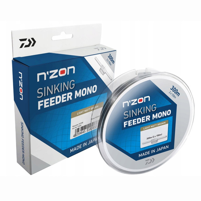Жилка Daiwa N`Zon Sinking Feeder Mono Brown 300m 1.69kg 0.16mm (12405-016)