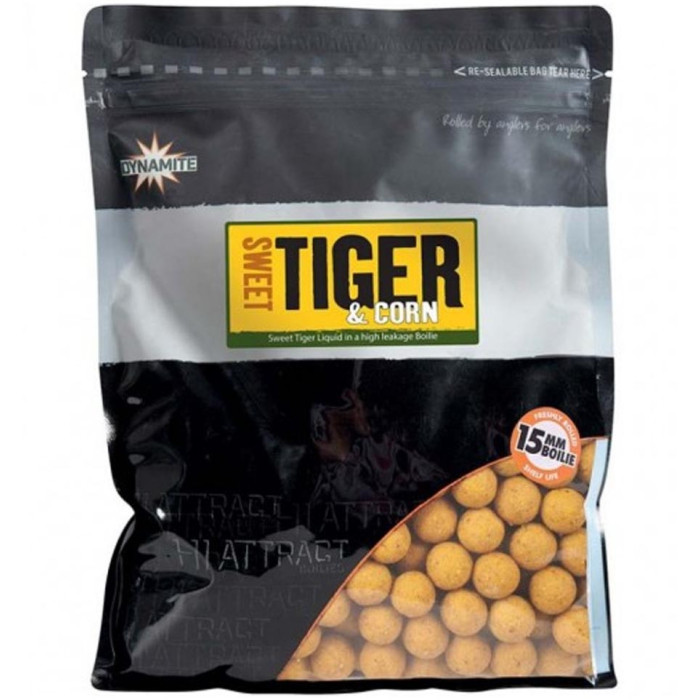 Бойли Dynamite Baits Sweet Tiger & Corn 15mm 1kg (DY1005)