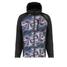 Куртка Viverra Softshell Infinity Hoody Black Camo Orange S (РБ-2239057)