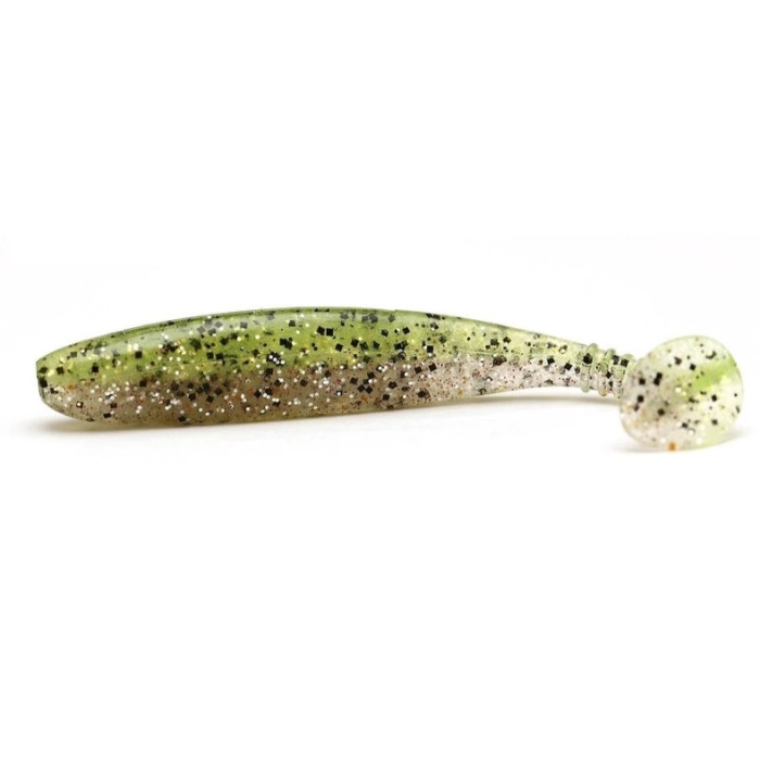 Силікон Daiwa Tournament D`Fin 100mm 7pc #UV Flake Pearl (16502-810)