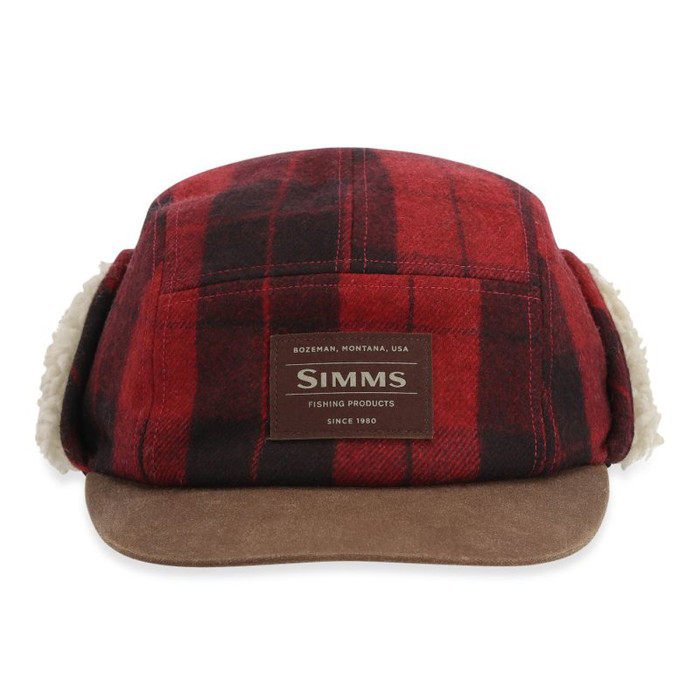 Шапка Simms Coldweather Cap Red Buffalo Plaid S/M (13817-615-2030)