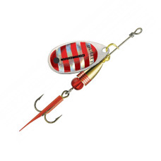 Блесна Cormoran Bullet №5 20g #Silver/Red stripes (50-84065)