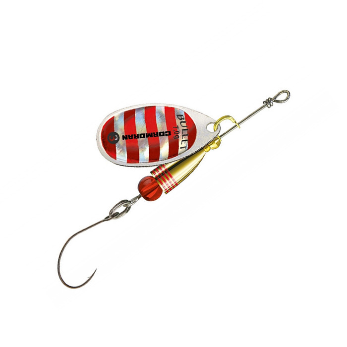 Блесна Cormoran Bullet Single Hook №2 4g #Silver/Red dots (50-85022)