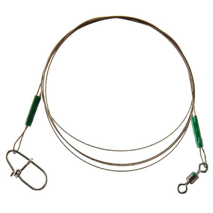 Поводок стальной Cormoran 1x19 Wire leader 30cm 12kg 2pcs (75-34120)