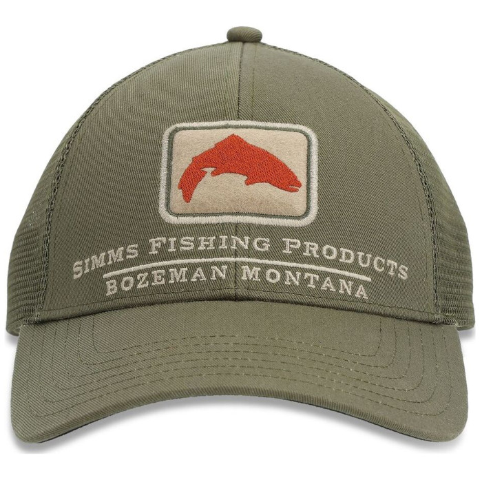 Кепка Simms Trout Icon Trucker Riffle Green (12226-1150-00)