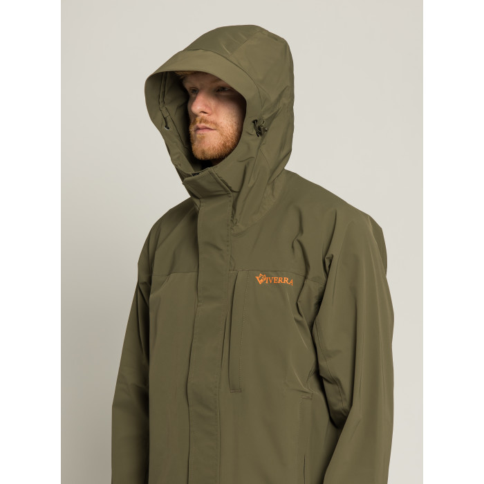 Куртка мембранна Viverra 4Stretch Rain Jacket Olive M (РБ-2270335)