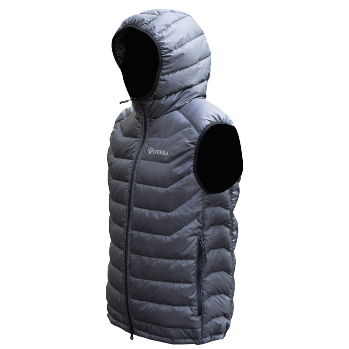 Жилет з капюшоном Viverra Warm Cloud Vest Grey L (РБ-2270317)