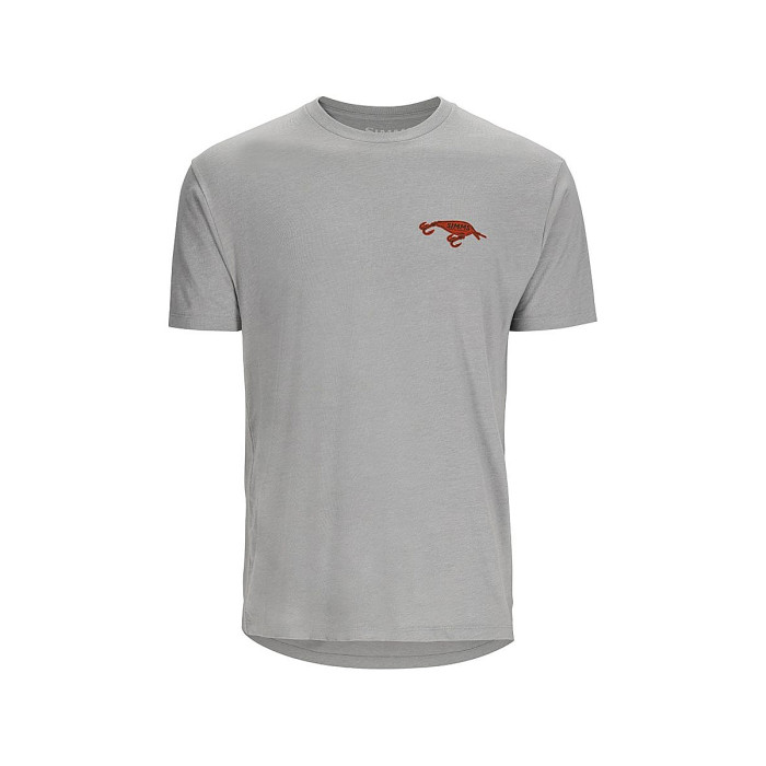 Футболка Simms Square Bill T-Shirt Cinder Heather XL (14096-1181-50)
