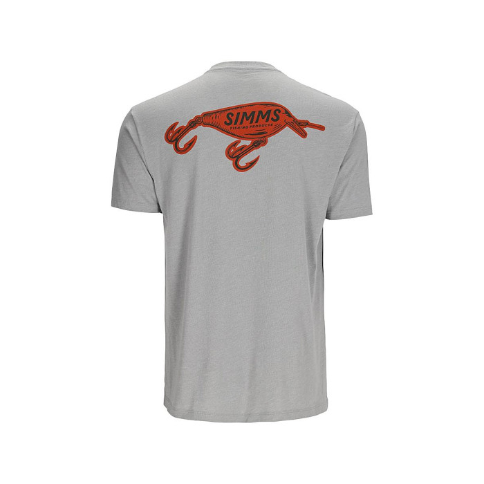 Футболка Simms Square Bill T-Shirt Cinder Heather XL (14096-1181-50)